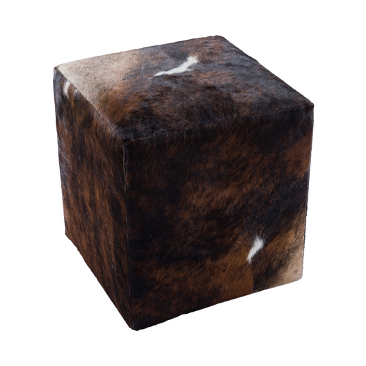 Real Cowhide Pouff