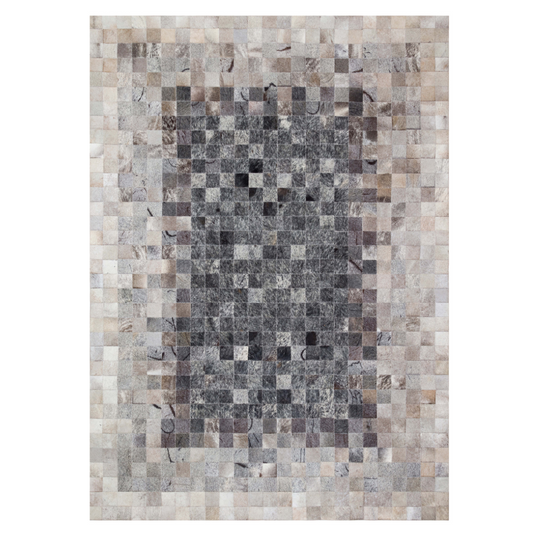 Gray Genuine Cowhide Rug