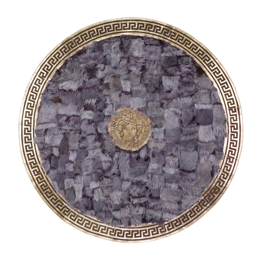 Soft Round Sheepskin Rug