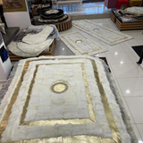 White Gold Sheepskin Area Rug