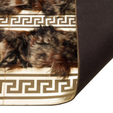 Brown Gold Fluffy Sheepskin Rug