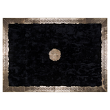 Black Gold Rex Fur Rug