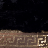 Black Gold Rex Fur Rug