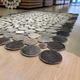 Grey Cowhide Area Rug
