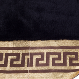 Black Gold Plush Luxury Rug