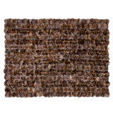 Brown Fox Fur Large Rug