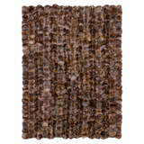Brown Fox Fur Large Rug