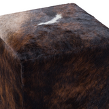 Real Cowhide Pouff
