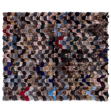 Colorful Fox Fur Area Rug