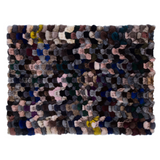Colorful Fox Fur Large Rug