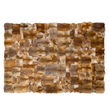 Square Fox Fur Area Rug