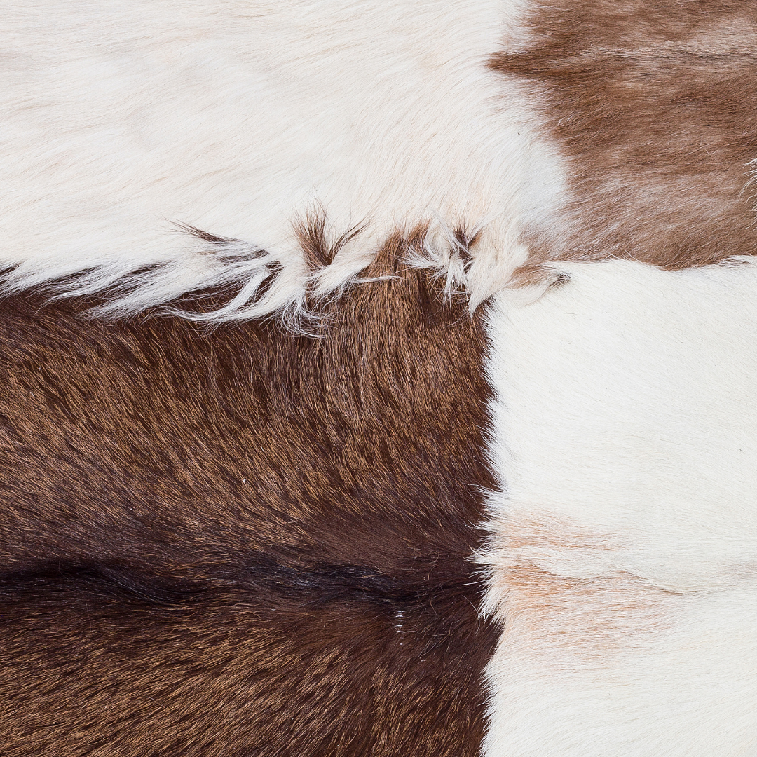 Fluffy Goat Skin Rug