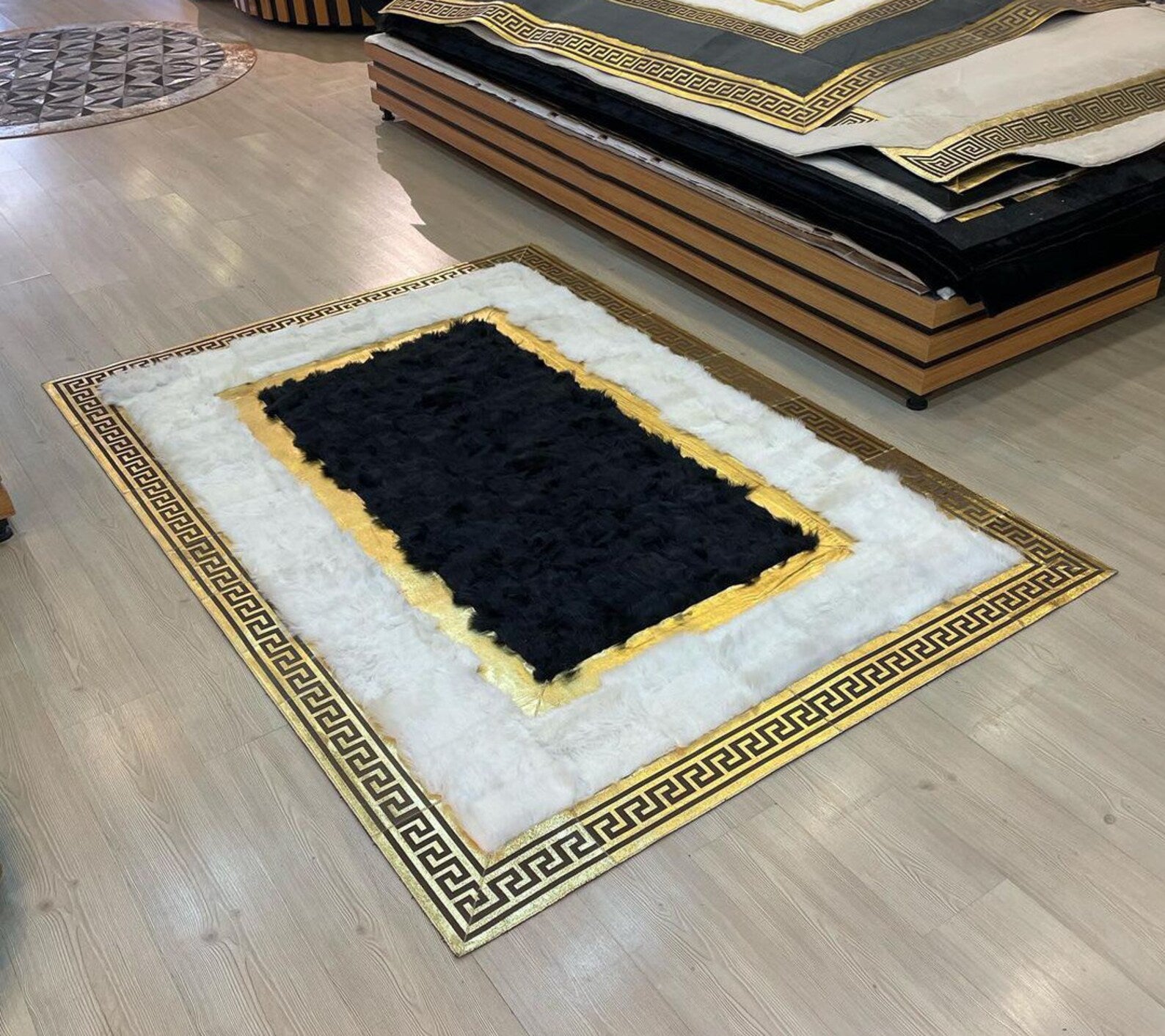 Fluffy Sheepskin Fur Rug