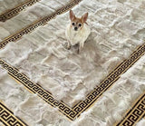 White Gold Sheepskin Rug
