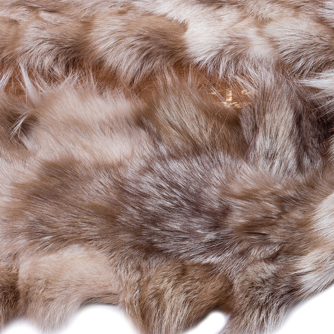 Luxury Soft Fox Fur Rug