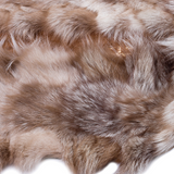 Luxury Soft Fox Fur Rug
